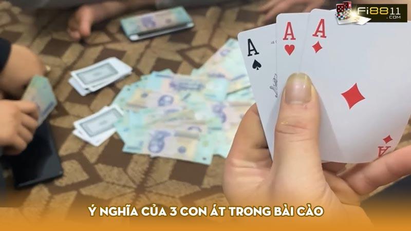 Ý nghĩa của 3 con át trong bài cào