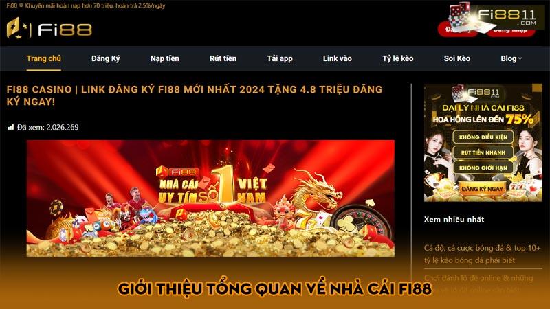 Giới thiệu tổng quan về nhà cái Fi88